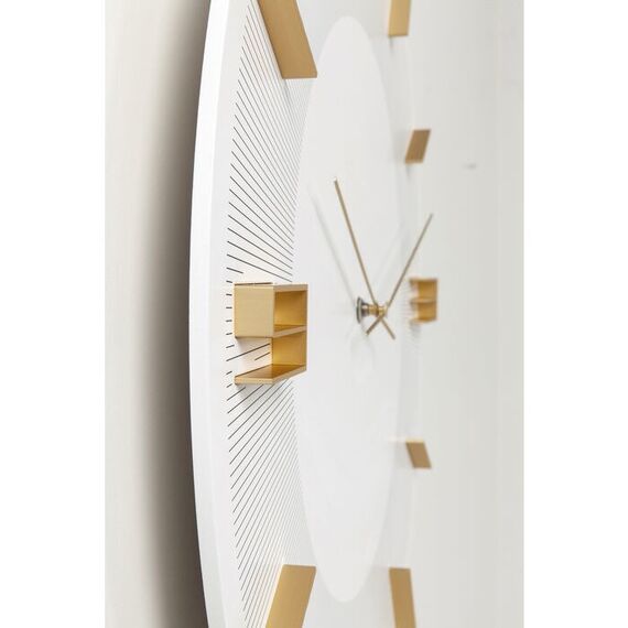 KARE Leonardo Mechanische Uhr Rund Weiß, 7 image
