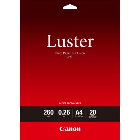 Canon LU-101 Luster Fotopapier Pro A4 – 20 Blatt