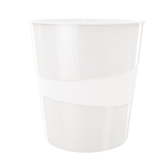 Leitz WOW Waste Bin Kunststoff Weiß