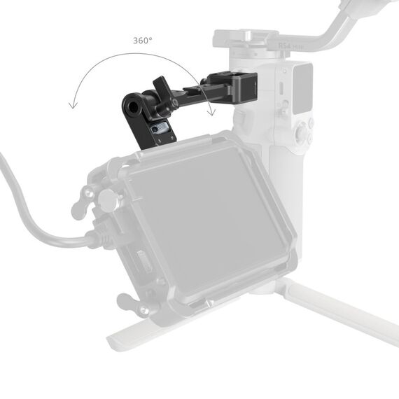 SmallRig 5337 Kamera-Monitorzubehör Kamera-Monitorständer Schwarz Aluminium, Silikon, Edelstahl DJI RS 2 / RSC 2 / RS 3 / RS 3 Pro / RS 3 Mini / RS 4 Mini Stabilizers, 4 image