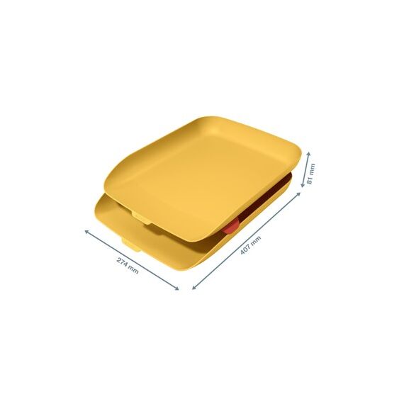 Leitz 53581019 Schreibtischablage Polystyrol (PS) Gelb, 2 image