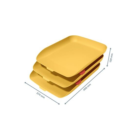 Leitz 53582019 Schreibtischablage Polystyrol (PS) Gelb, 2 image