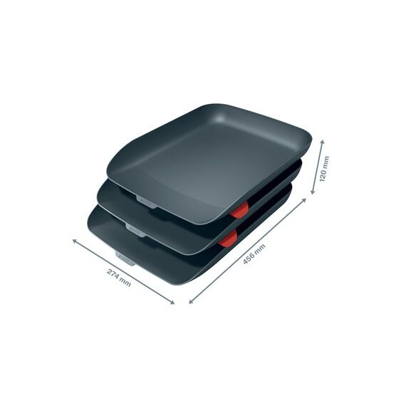 Leitz 53582089 Schreibtischablage Polystyrol (PS) Schwarz, 2 image