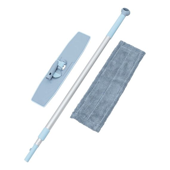 CREaCLEAN 54063 Mopp Acrylnitril-Butadien-Styrol (ABS), Aluminium, Polypropylen (PP) Trocken&Nass Mikrofaser Aluminium, Hellblau, 2 image