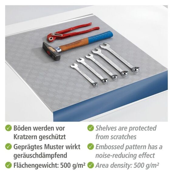 WENKO 54063100 Küchengeschirr-Organiser/Abtropfer Veranstalter Matte Schrankschublade, 8 image