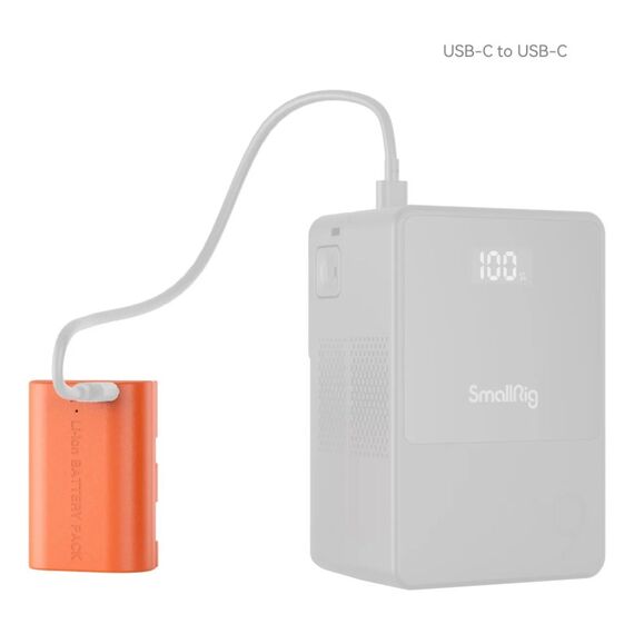 SmallRig 5407 Kamera-/Camcorder-Akku Lithium-Ion (Li-Ion) 2520 mAh, Farbe: Orange, 4 image