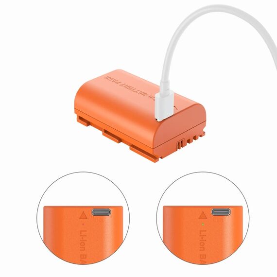 SmallRig 5407 Kamera-/Camcorder-Akku Lithium-Ion (Li-Ion) 2520 mAh, Farbe: Orange, 5 image
