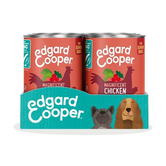 Edgard & Cooper Chicken & ASC Salmon Huhn, Lachs Senior 400 g