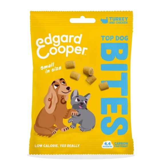 Edgard & Cooper Bites - Turkey and Chicken Hund Leckerli Huhn, Türkei 50 g
