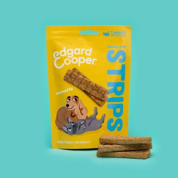 Edgard & Cooper Strips - Turkey and Chicken Hund Kauartikel Huhn, Türkei 75 g, 2 image