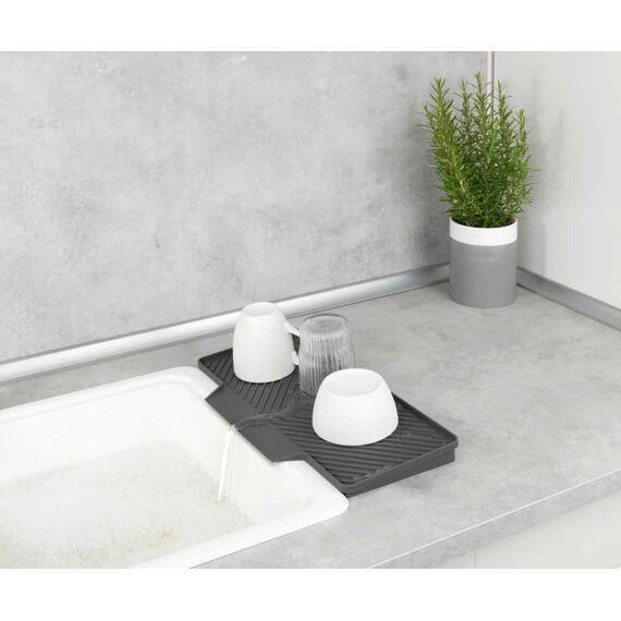 WENKO Abtropfmatte Neli Grau 40 x 20, 3 image