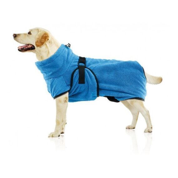 SwissPet 547785 Kleidung für Hunde & Katzen XXL Blau Hund Bademantel