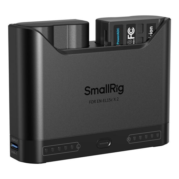 SmallRig 5486 Akkuladegerät Batterie für Digitalkamera USB