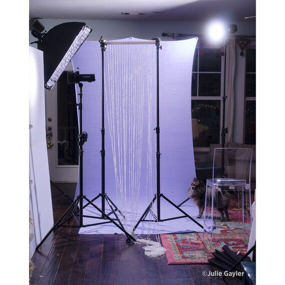 Westcott X-Drop Pro Fotokulisse Polyester Einfarbig Violett, 3 image