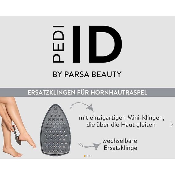 Parsa Beauty 00005492-200410 Fußpflege-Gerät Foot pumice Grau, 2 image