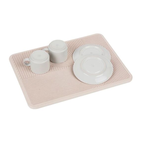 WENKO Damon Abtropfer Matte Freistehend, Farbe: Beige