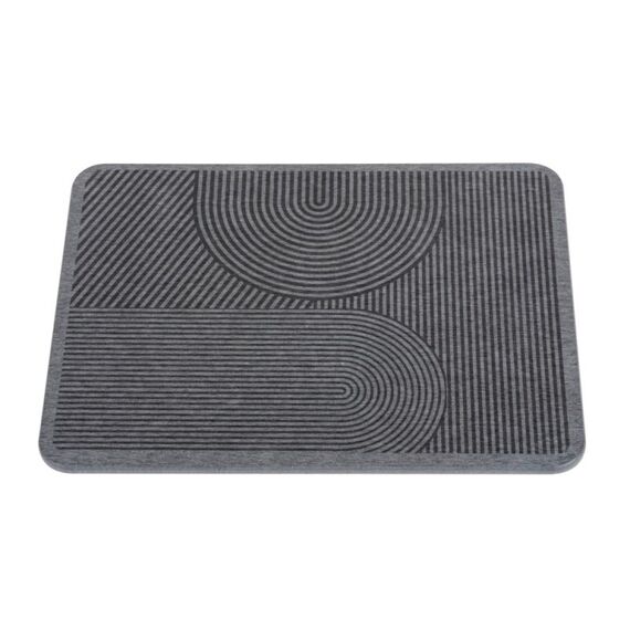 WENKO Damon Abtropfer Matte Freistehend, Farbe: Grau, 7 image