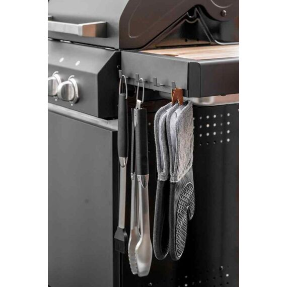 WENKO 55041100 Topfuntersetzer / Topflappen Flossen-Set 1 Stück(e) Schwarz Baumwolle, 5 image