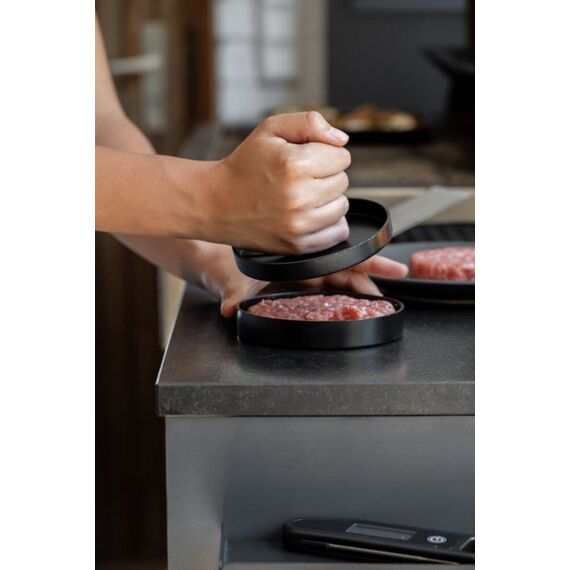 WENKO 55065100 Hamburger-Presse Schwarz Aluminium, 3 image