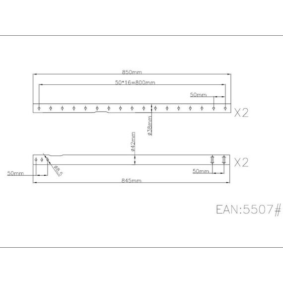 Multibrackets 5507 Zubehör für Monitorhalterung