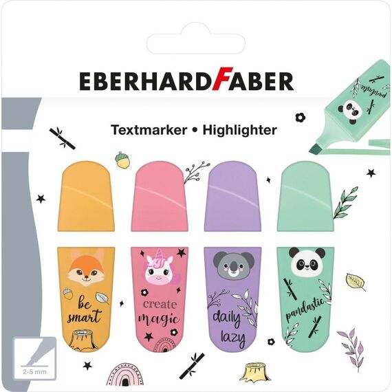 Eberhard Faber Mini Animal Orange, Blau, Türkis, Pink 4 Stück(e), 2 image