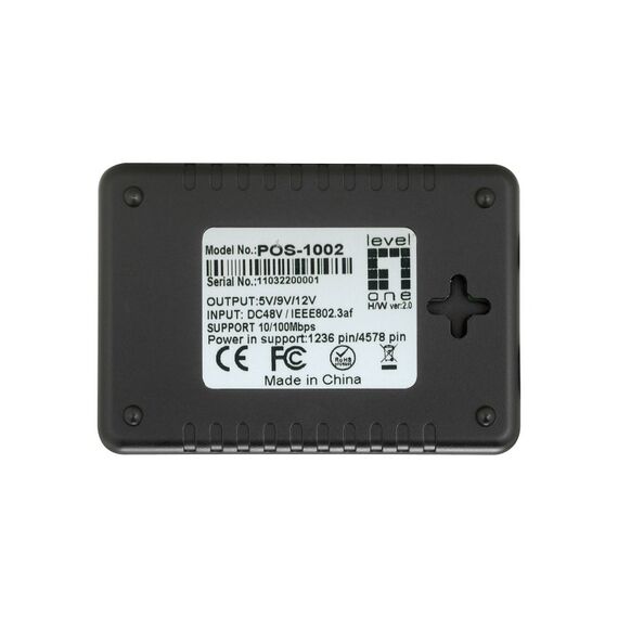 LevelOne 5~12V DC PoE Splitter, 2 image