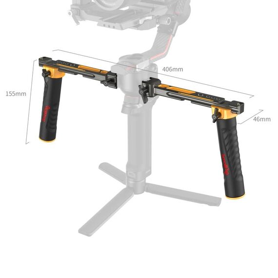 SmallRig 5526 Zubehör für Videostabilisator Griff Schwarz, Gelb Aluminium, Silikon DJI (RS2 / RSC 2 / RS3 / RS 3 Pro / RS 4 Pro, 3 image