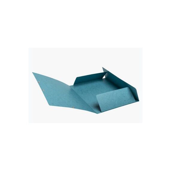 Exacompta Sammelmappe mit gummizug und 3 klappen, colorspan 400g, 24x32cm, skandi - pazifikblau - neu, 3 image