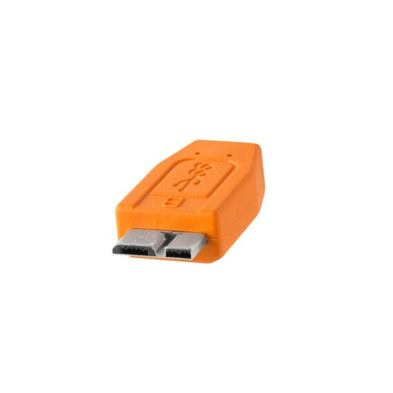 Tether Tools CU5454 USB Kabel USB 3.2 Gen 1 (3.1 Gen 1) 4,6 m USB A Micro-USB B 5 Gbit/s Orange