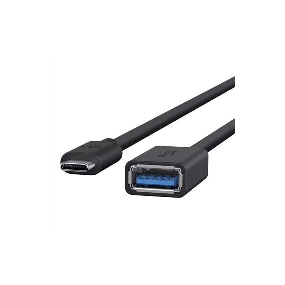 Belkin F2CU036btBLK USB Kabel USB 3.2 Gen 1 (3.1 Gen 1) USB C USB A 5 Gbit/s Schwarz