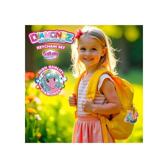 CRAZE Diamondz Crystal painting Keychain Set, 8 image