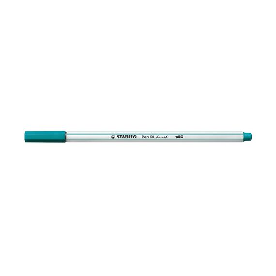 STABILO Pen 68 brush Filzstift Medium Blau, Türkis 1 Stück(e)