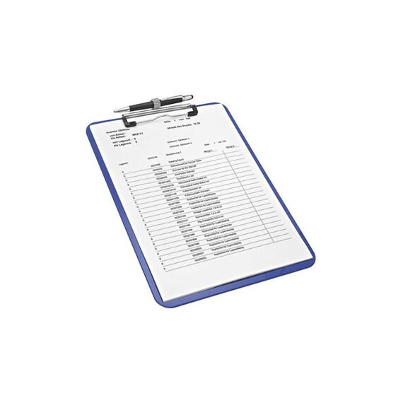 Wedo 57 6603 Klemmbrett A4 Polystyrene Blau