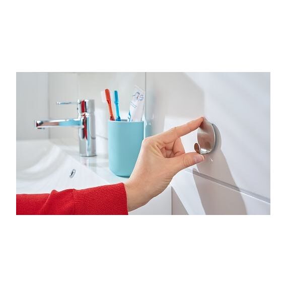 TESA 57044-00000 Wandhalterung Drinnen Handtuchhaken Metallisch 2 Stück(e), 10 image