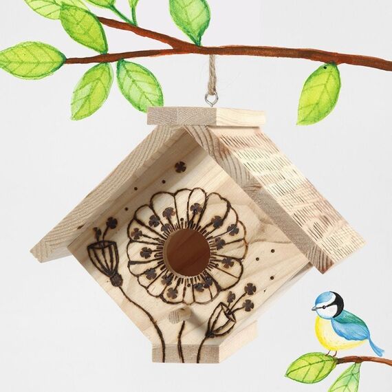 Creativ Company 57968 Vogelhäuschen Holz Hängend, 3 image