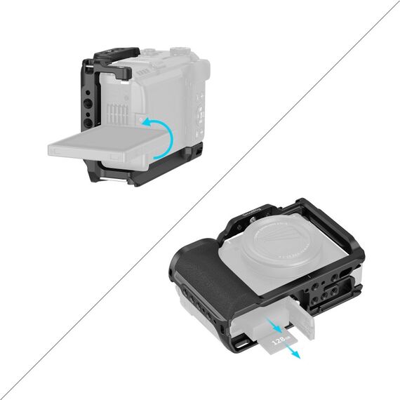 SmallRig 5807 Kamerabox 1/4, 3/8" Schwarz, 3 image