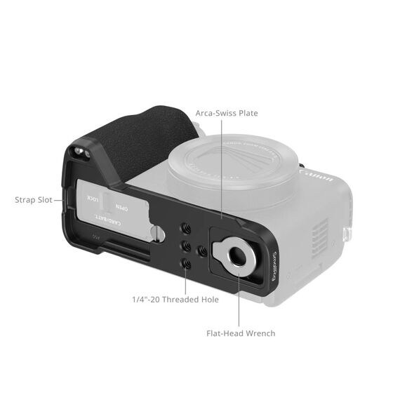SmallRig 5808 Kamerabox 1/4-20" Schwarz, 3 image