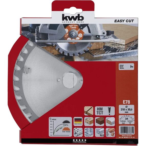kwb ‎587833 Kreissägeblatt 21 cm 1 Stück(e)