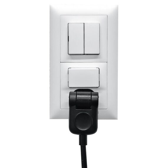 Steffen 59 00026 SW Verlängerungskabel 3 m 1 AC-Ausgänge Drinnen Schwarz, 2 image