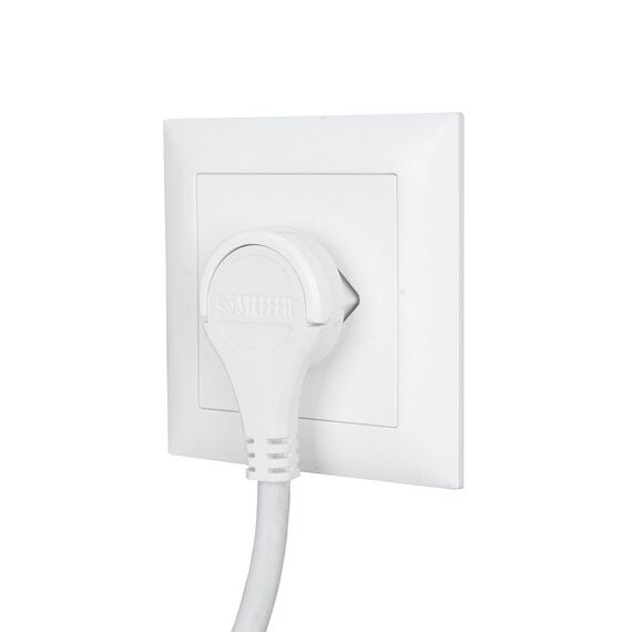 Steffen 59 00031 WS Verlängerungskabel 5 m 1 AC-Ausgänge Drinnen Weiß, Farbe: Weiß, Länge: 5 m, 4 image
