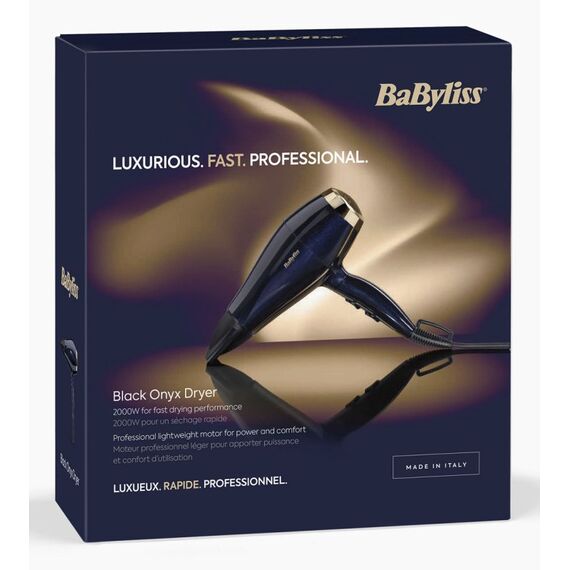 BaByliss 5911E Haartrockner 2000 W Schwarz, Gold, 7 image