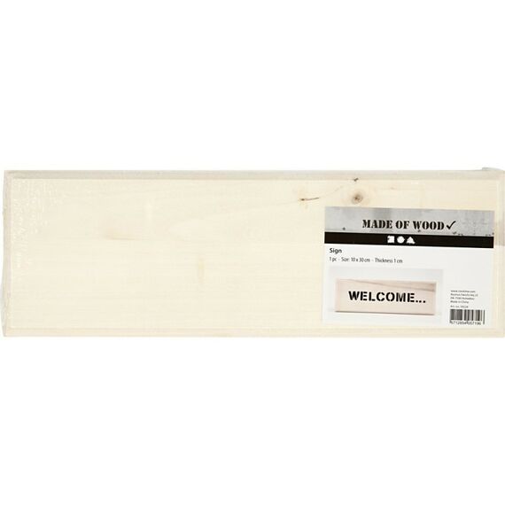 Creativ Company 59224 Dekoratives Schild & Tafel für drinnen Holz
