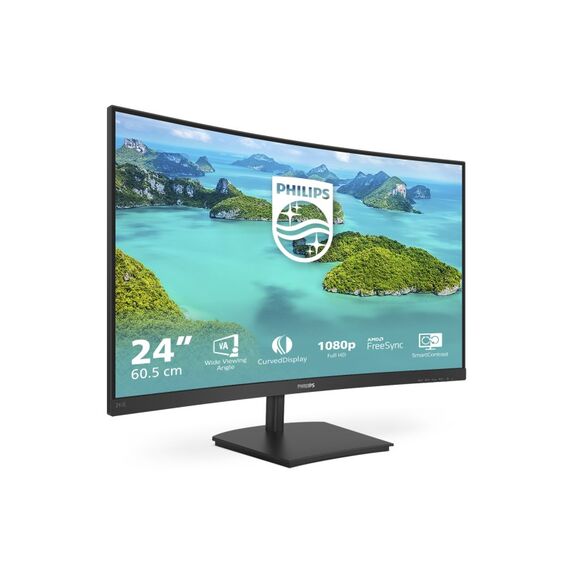 Philips E Line 241E1SCA/00 Computerbildschirm 59,9 cm (23.6") 1920 x 1080 Pixel Full HD LCD Schwarz, 2 image