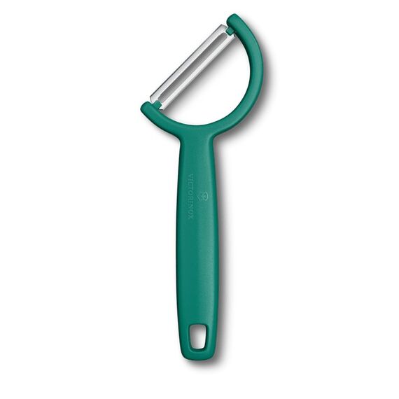 Victorinox Sparschäler Rho gerade, einschneidig, grün