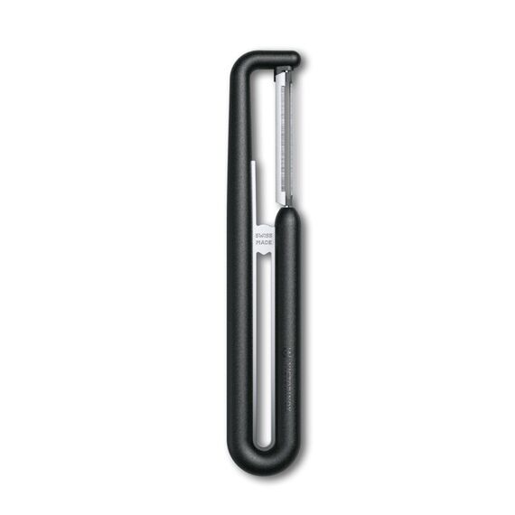 Victorinox Sparschäler Nova-I gerade, zweischneidig, schwarz