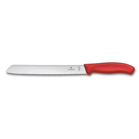 Victorinox Brotmesser Swiss Classic, 21 cm, Blister, Rot