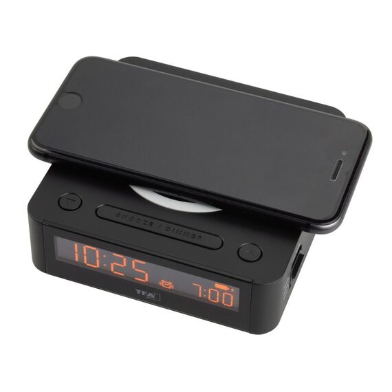 TFA-Dostmann 60.2030.01 Wecker Quarzwecker Schwarz