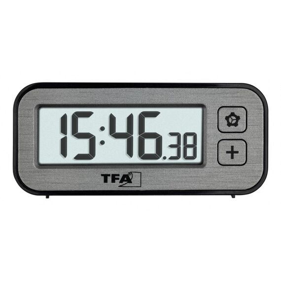 TFA-Dostmann 60.2039.10 Wecker Quarzwecker Schwarz, Grau, 3 image