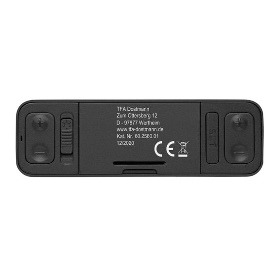 TFA-Dostmann Twist Digitaler Wecker Anthrazit, Farbe: Anthrazit, 2 image
