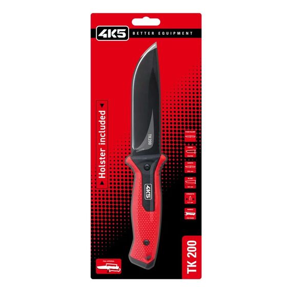 Laserliner TK 200 Schwarz, Rot Messer mit klappbarer Klinge, 3 image